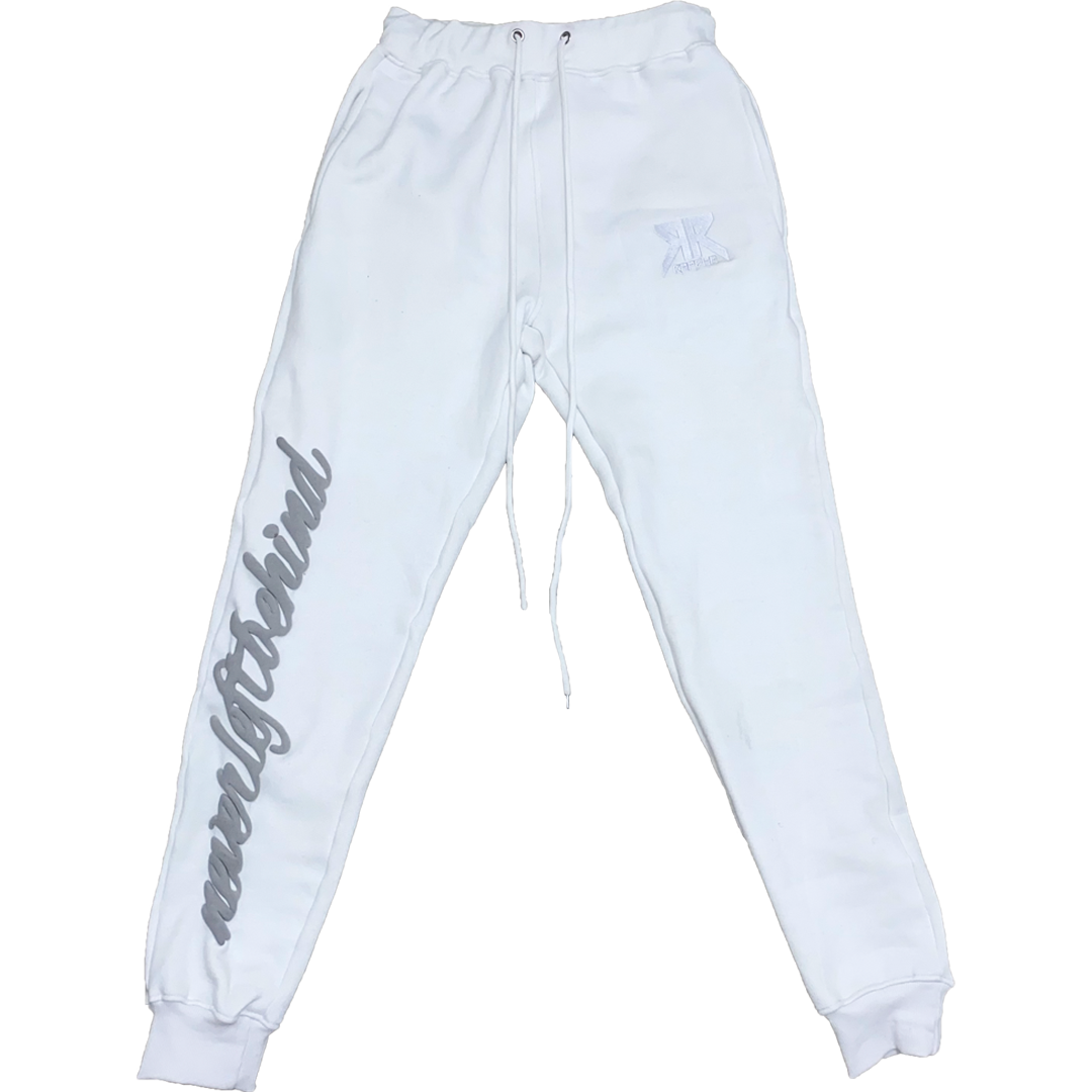 NEVERLEFTBEHIND PUFF PRINT JOGGERS