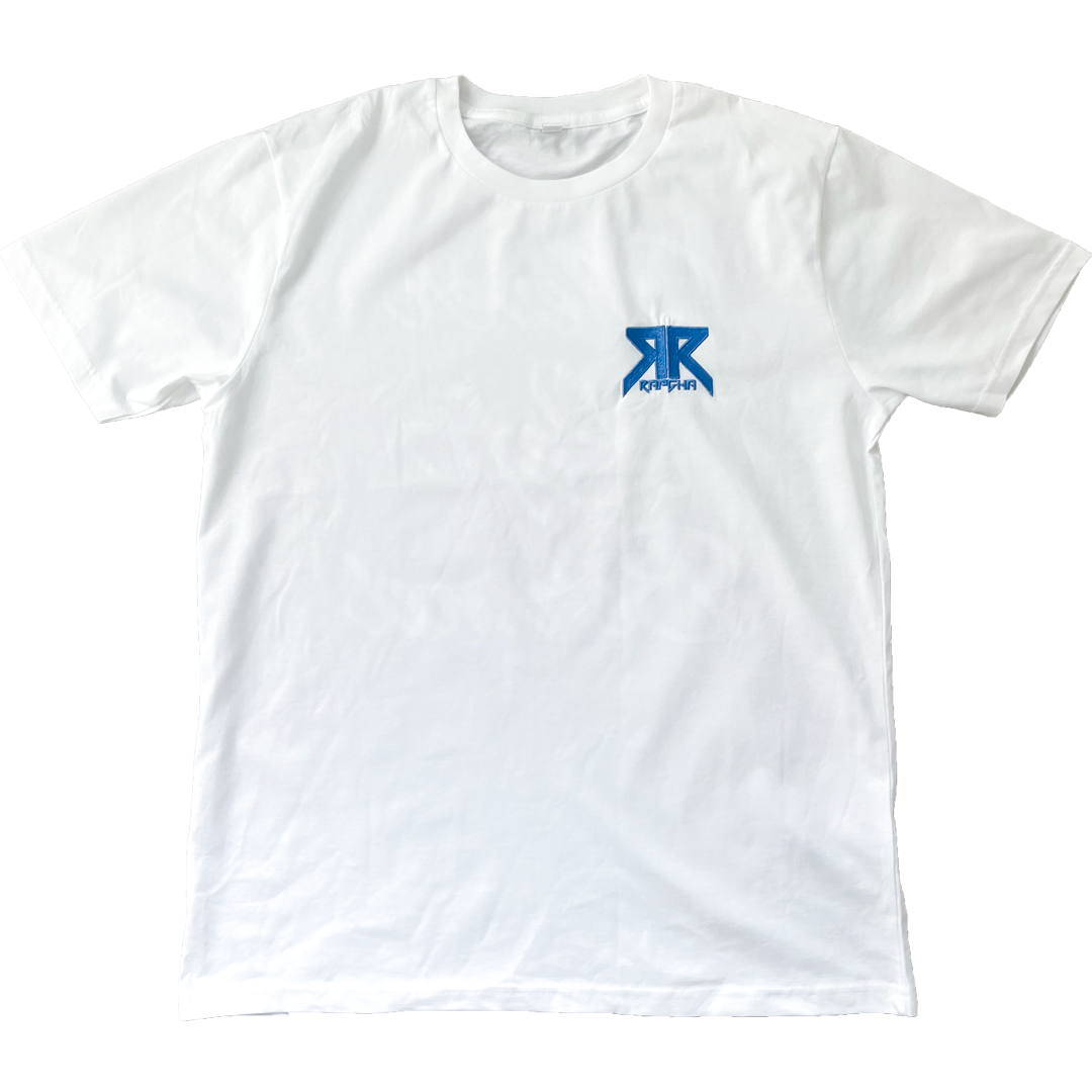 NLB BLUE SCRIPT TEE